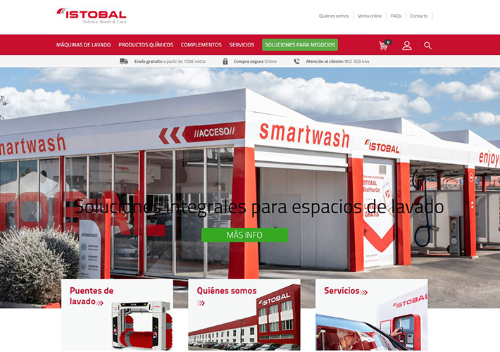 Foto ISTOBAL estrena nueva página web inteligente para ofrecer el mejor servicio a sus clientes.